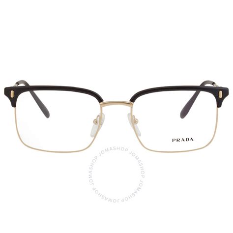 prada eyeglasses pr 55vv|Prada Demo Rectangular Men's Eyeglasses PR 55VV 2801O1 55.